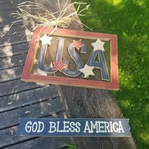Home decor 4th of July wall hanging